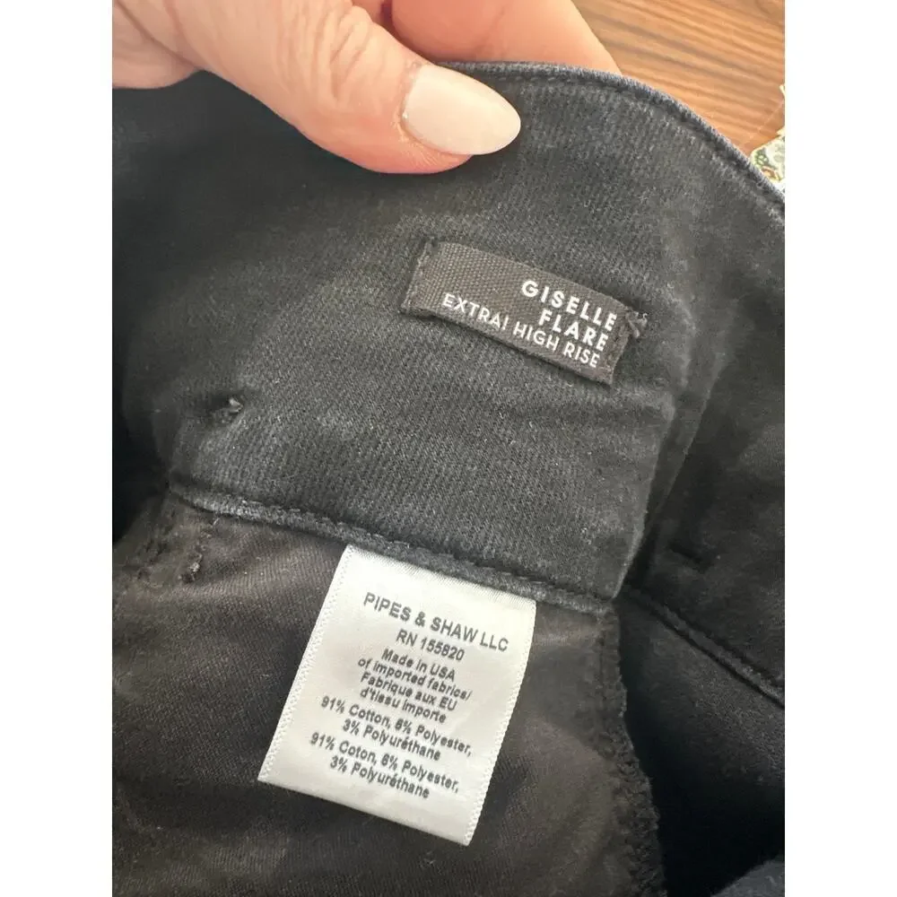 Veronica Beard Giselle Flare Extra! High Rise Jeans Size 30